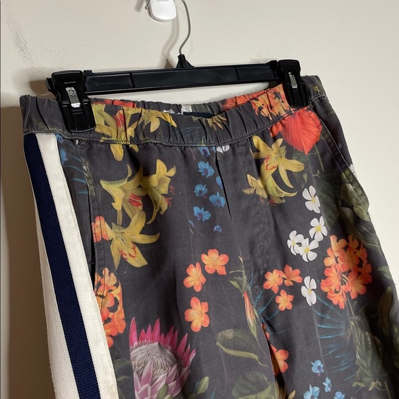 MOTHER | Women’s The Quickie Greaser Ankle Pants Floral Print Size Medium - Picture 4 of 10